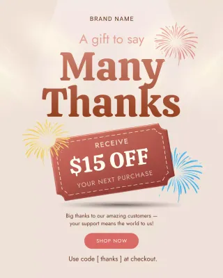 Beige Modern Sale Advertisement Instagram Post