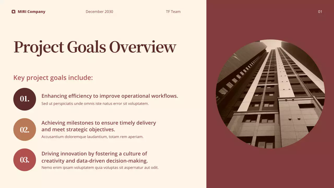 Brown Modern Report Analysis