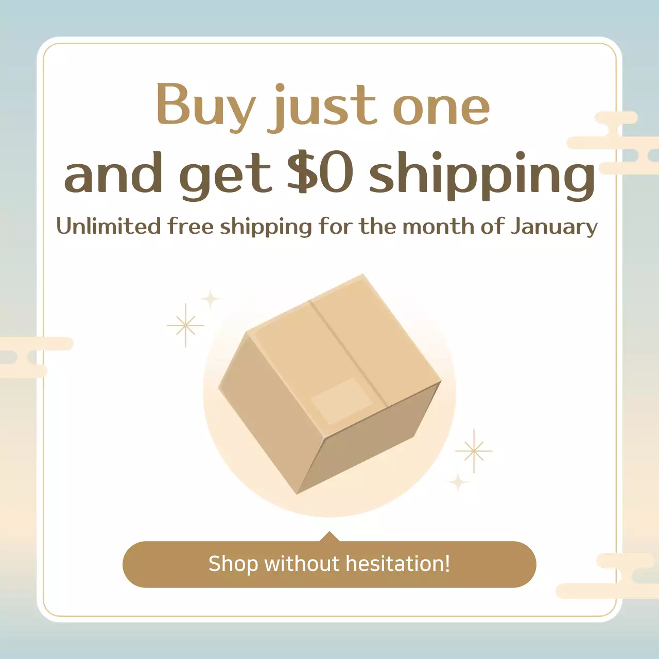 Beige Traditional New Year Promotion