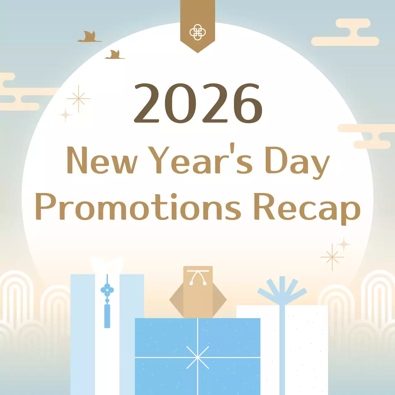 Beige Traditional New Year Promotion