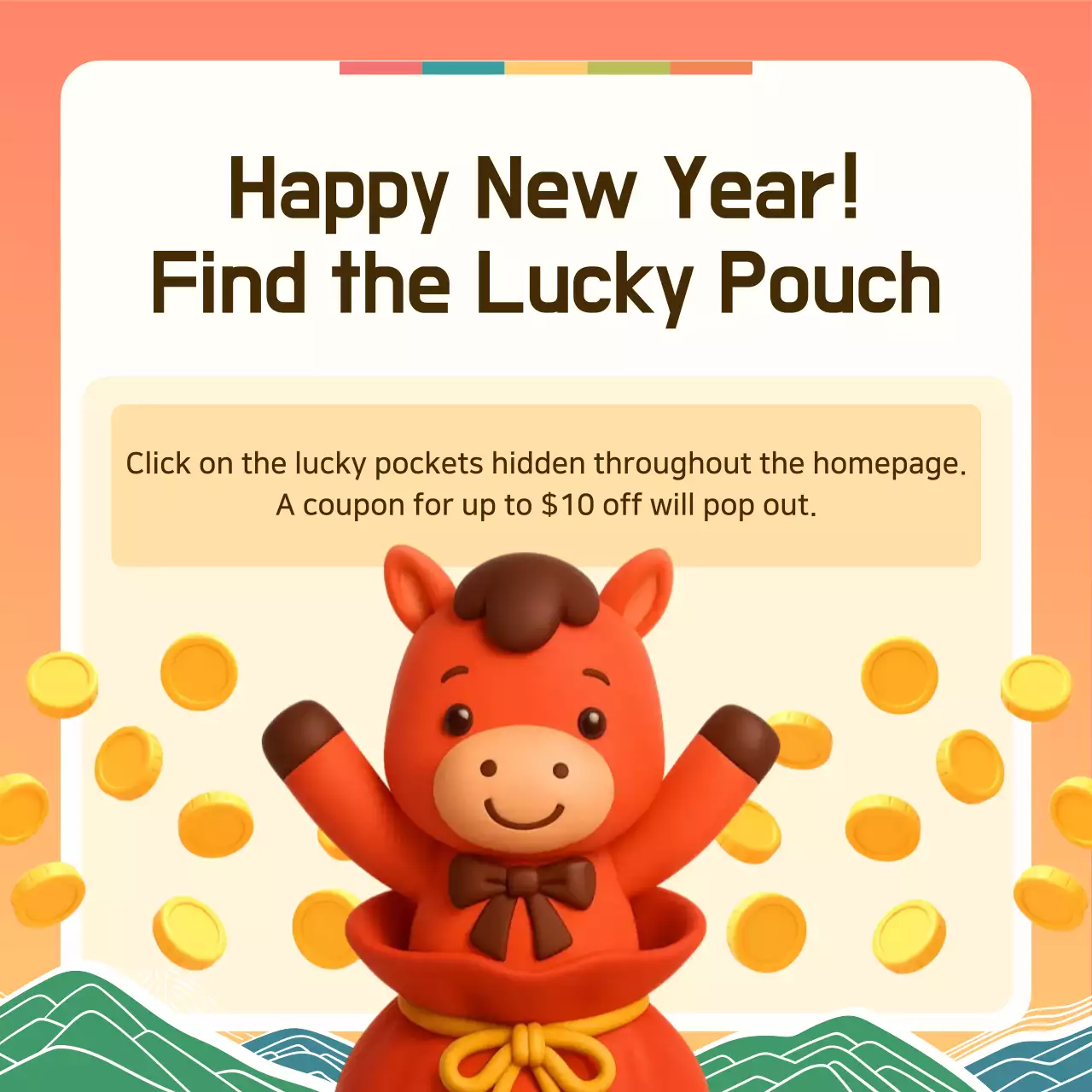 Orange Baby New Year Event Promotion