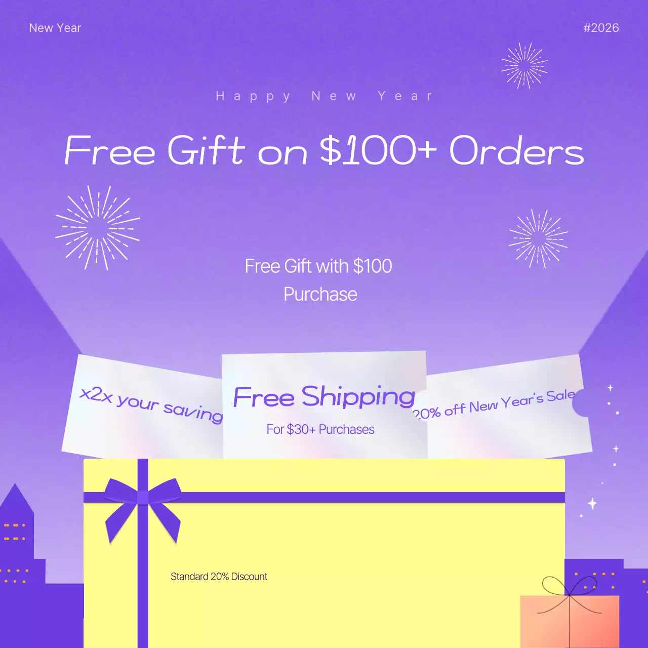 Bora's Kitsch New Year's Event Promotion