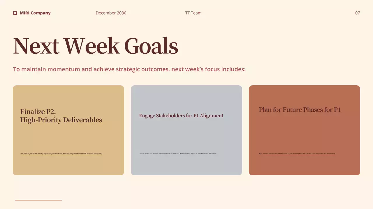 Brown Modern Report Analysis