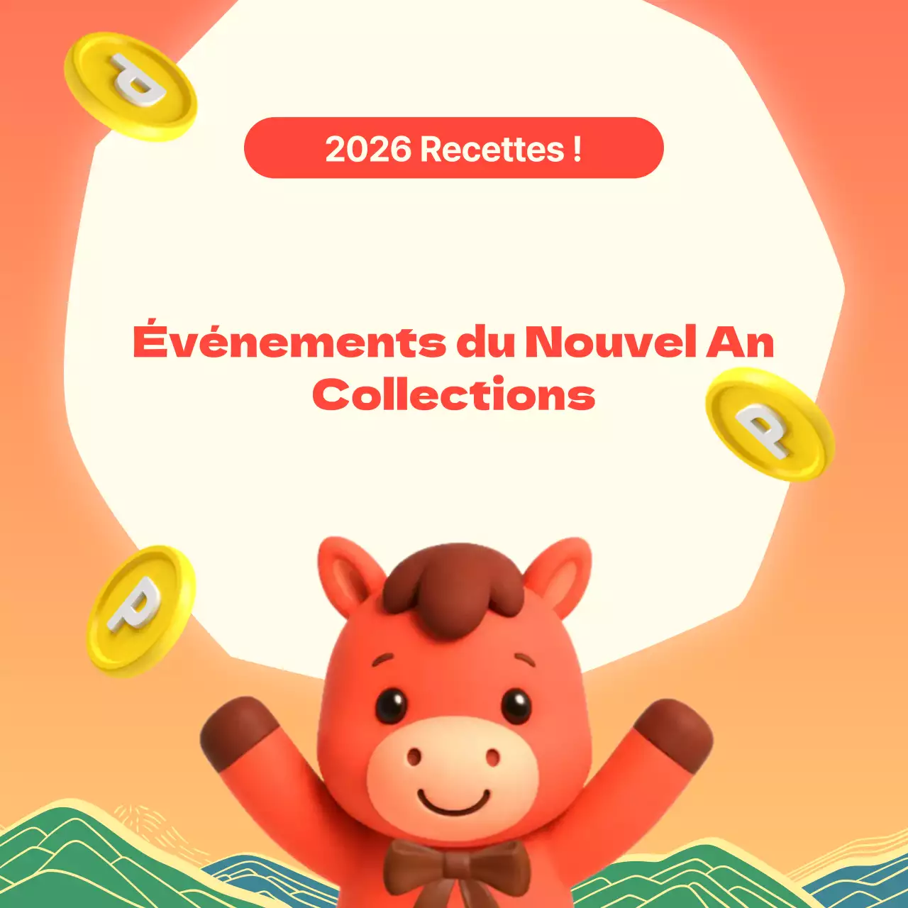 Promotion de l'événement du Nouvel An Orange Baby