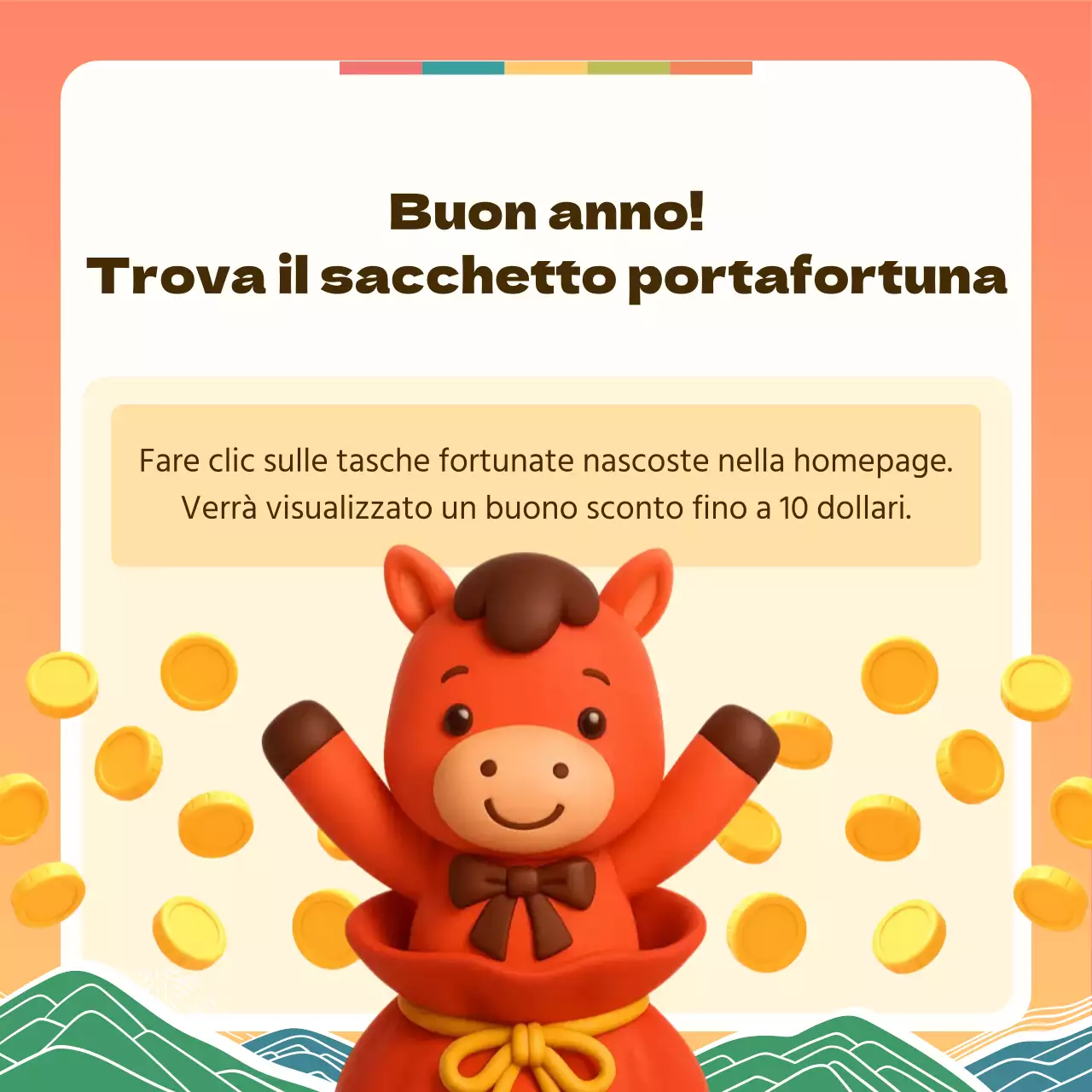 Promozione dell'evento di Capodanno Orange Baby