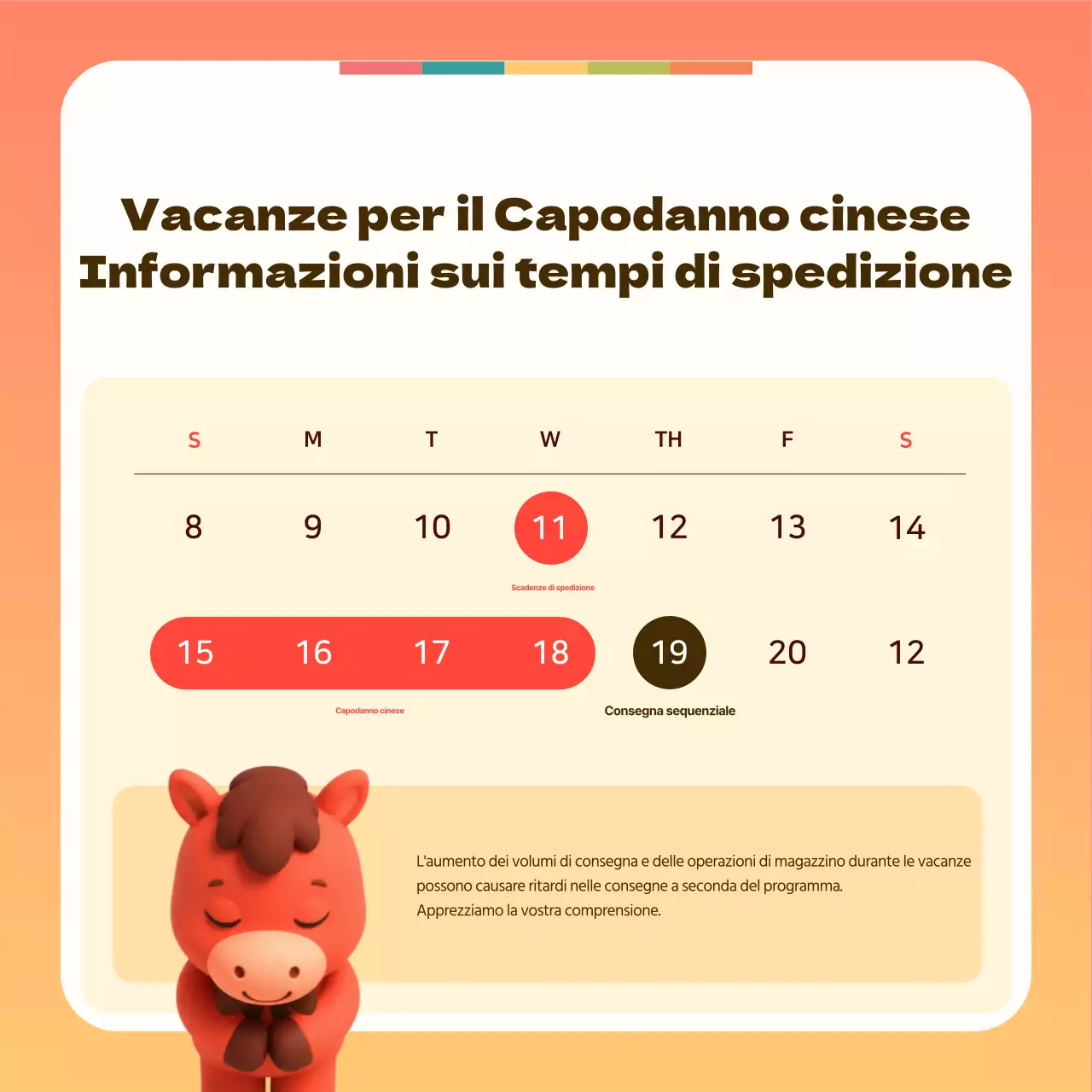 Promozione dell'evento di Capodanno Orange Baby