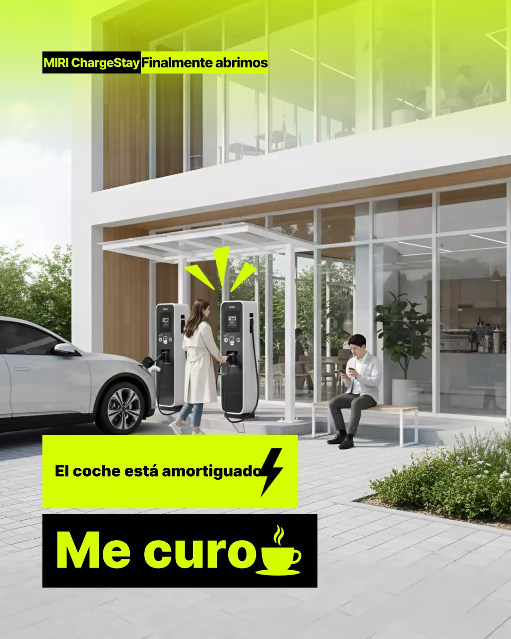 Se inaugura la moderna estación de carga de vehículos eléctricos Neon