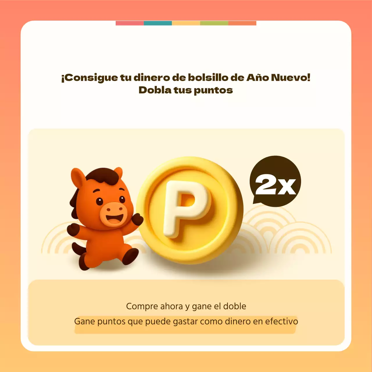 Promoción del evento de Año Nuevo de Orange Baby