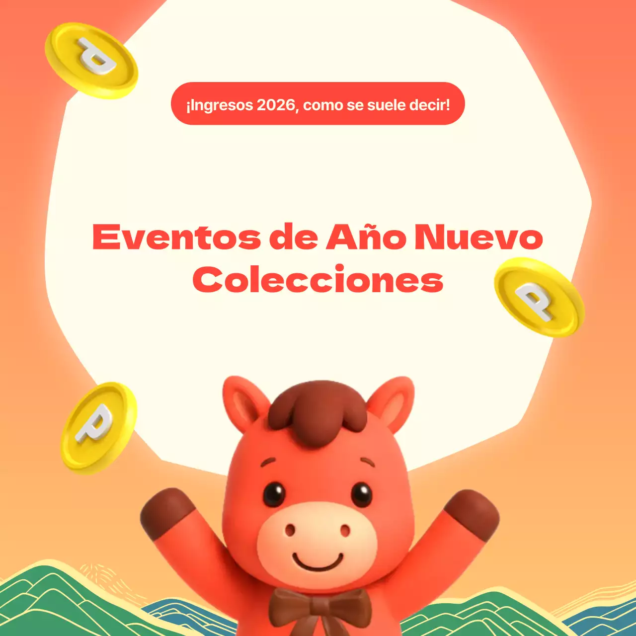 Promoción del evento de Año Nuevo de Orange Baby