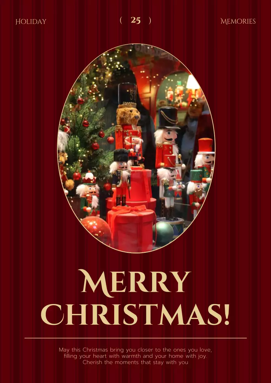 빨강 빈티지 크리스마스