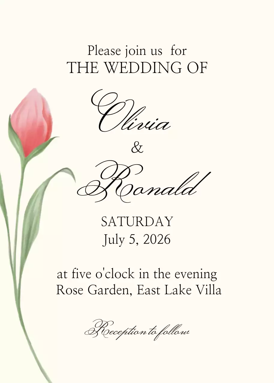 Pink Aesthetic Flower Bud