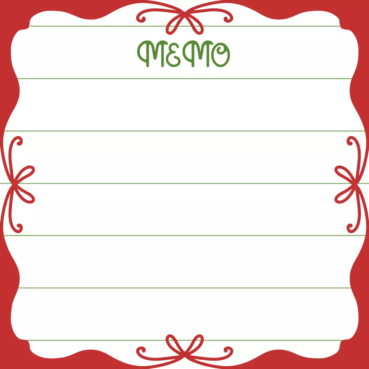 Desain alat tulis vintage berwarna merah.