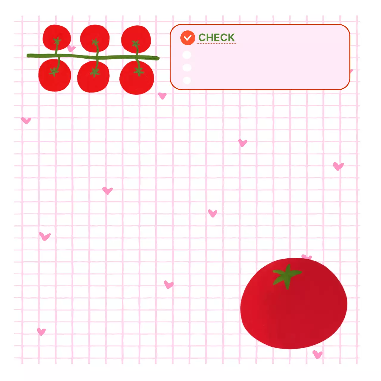 빨강 토마토 체크