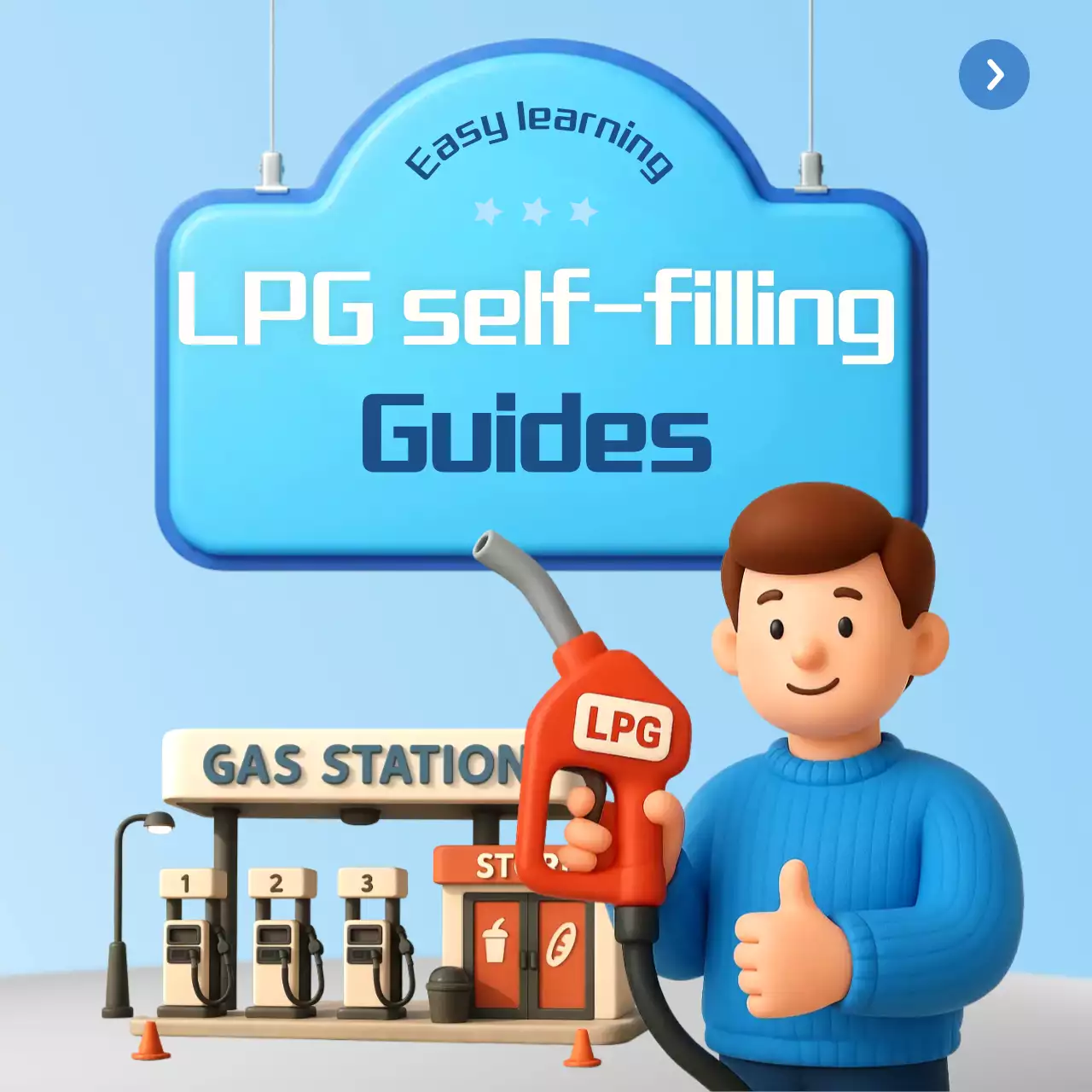 Sky Blue Simple Guidebook Guide