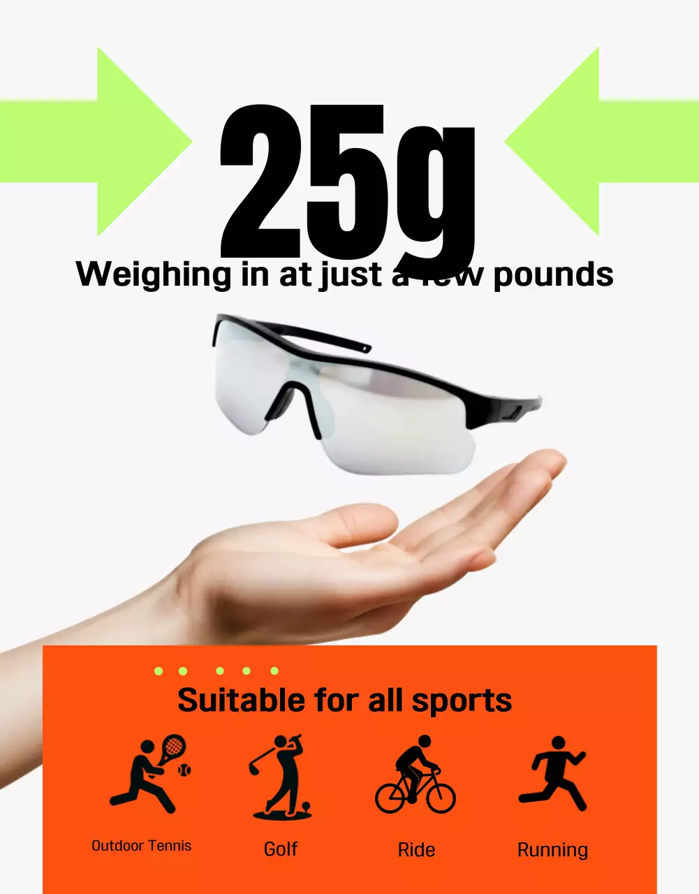 Anúncio de verão moderno da Orange