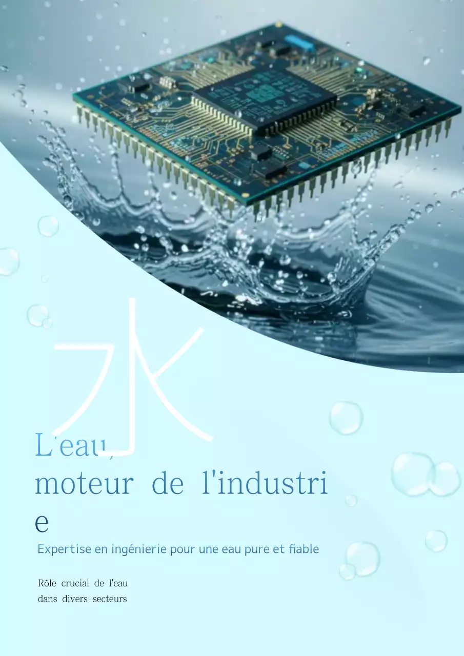 Publicité Sky Blue Modern Technology