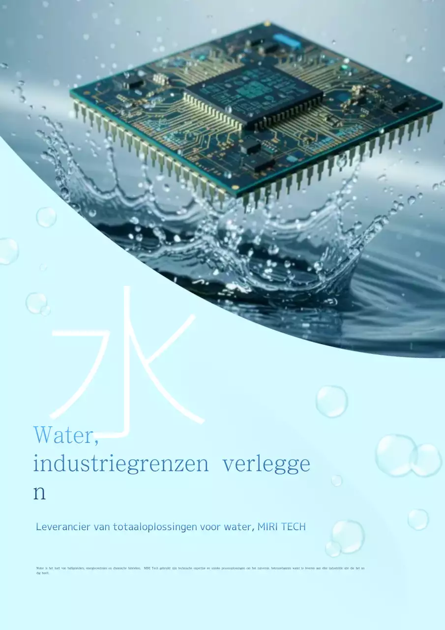 Sky Blue Modern Technology-advertentie