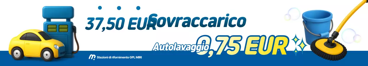 Promozione auto blu semplice