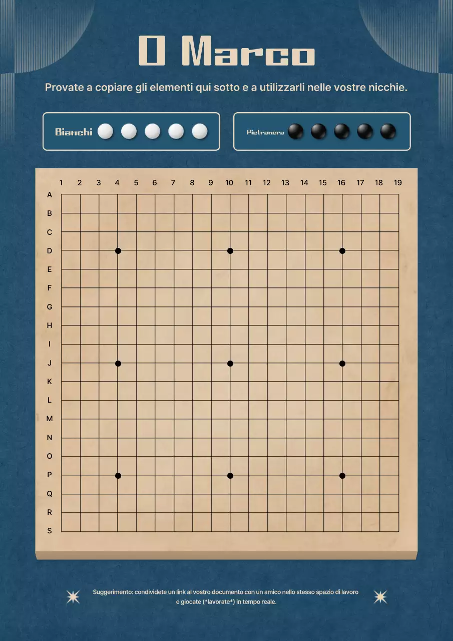 Guida al gioco da tavolo Blue Gomoku