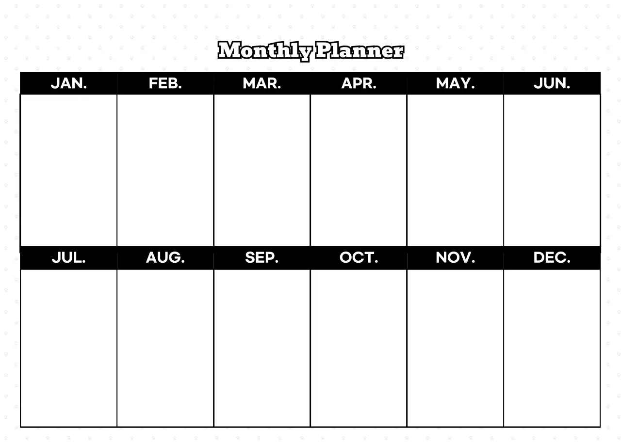 핑크 키치 고양이 캘린더