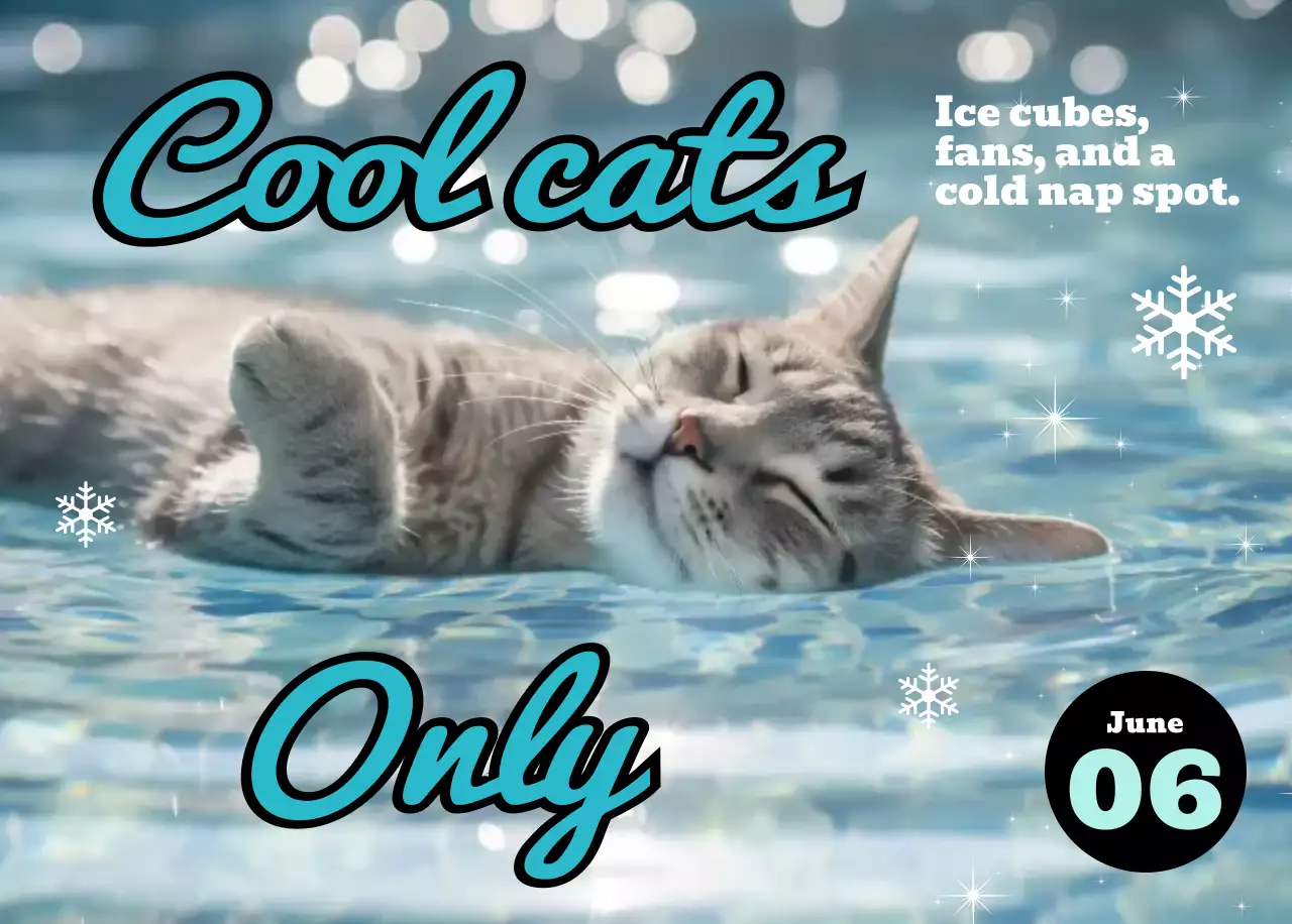 핑크 키치 고양이 캘린더