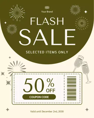 Olive Modern Sale Promotion Instagram Post