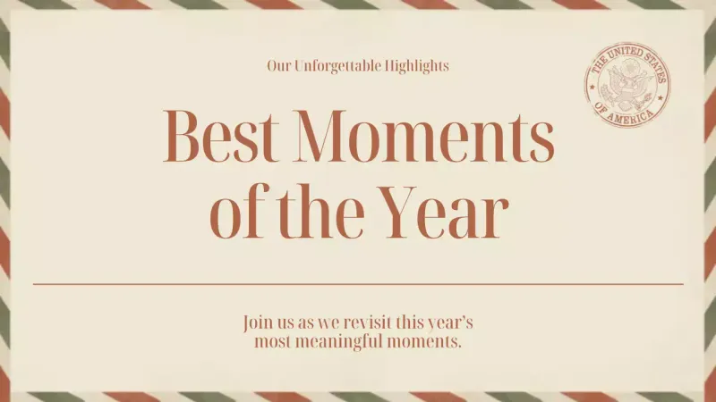 Beige Vintage Moments Announcement