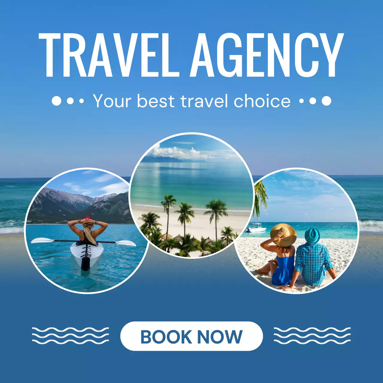 파랑 모던 여행 광고