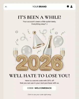 Gold Modern Elegant Discount Promotion