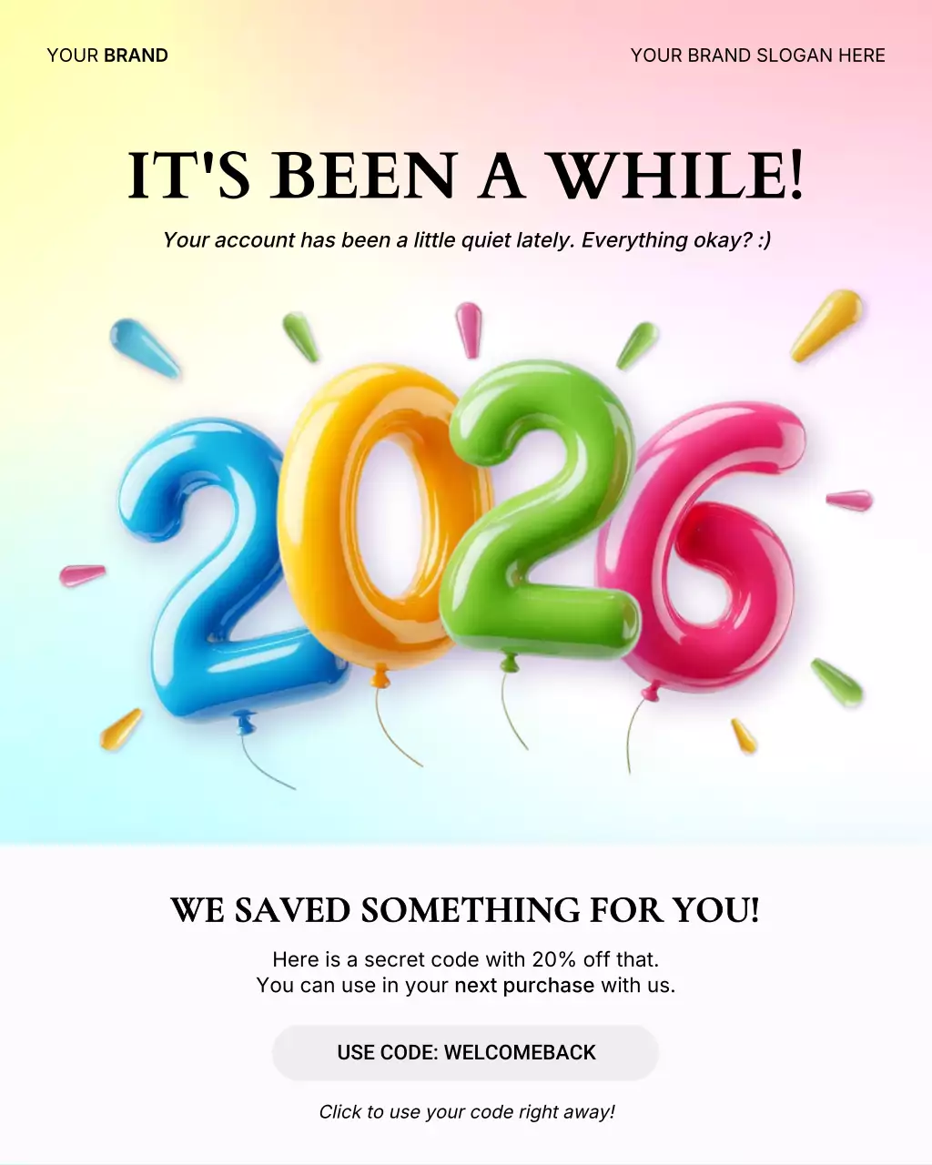 Rainbow Modern Discount Promotion