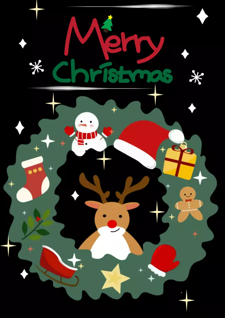 크리스마스 리스 감성