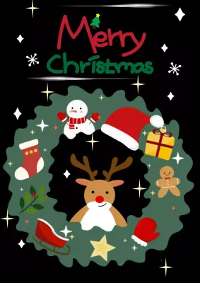 크리스마스 리스 감성