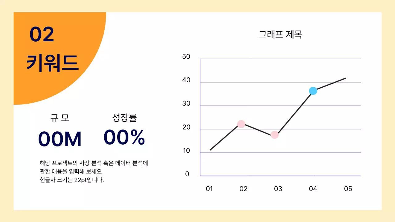 주황 심플 기획 제안서