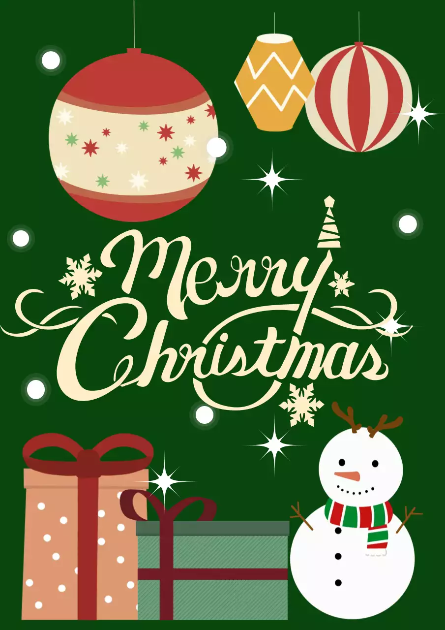 크리스마스 오너먼트 드로잉