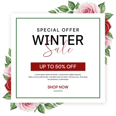 화이트 엘레강스 겨울 세일 프로모션