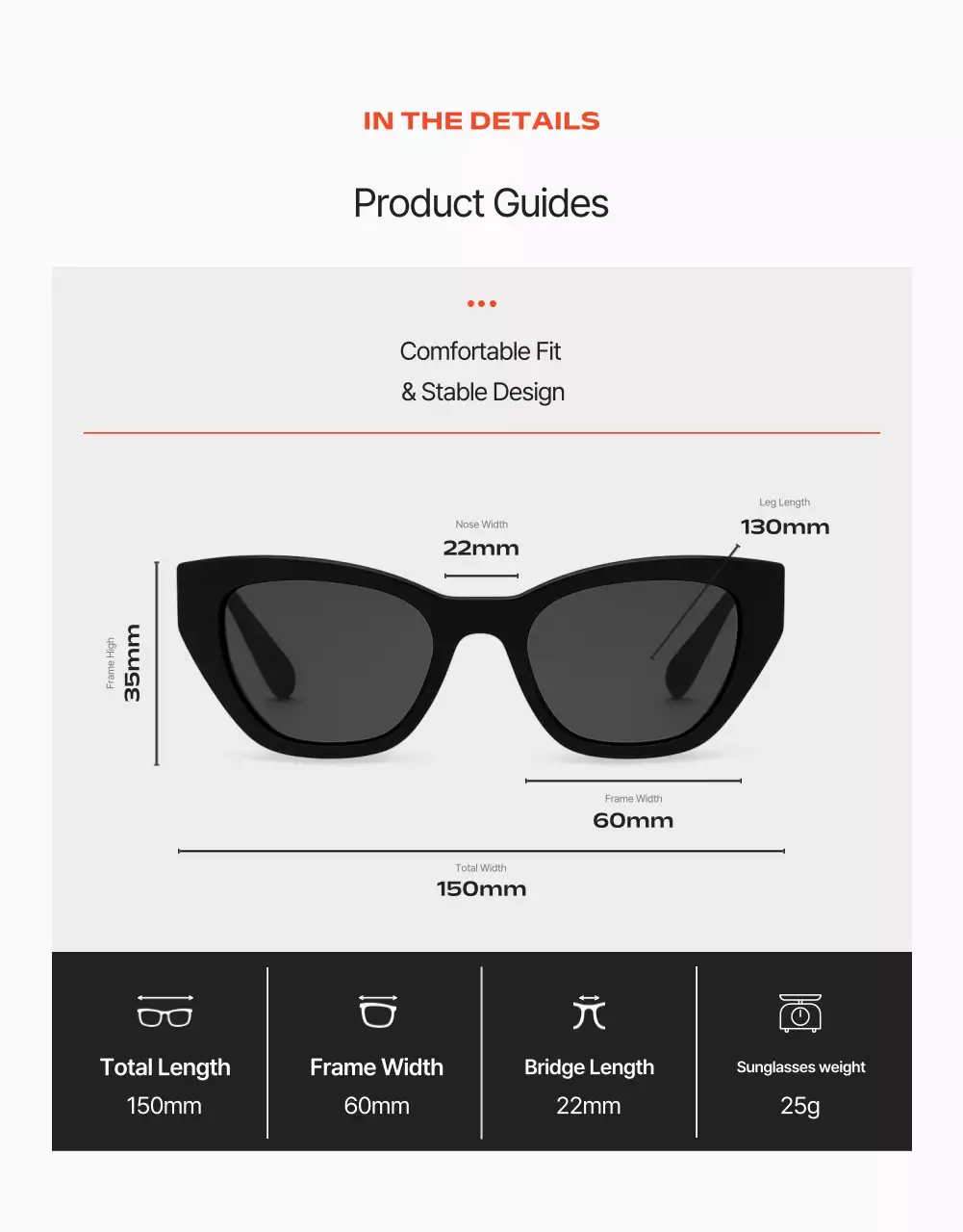 Gray Modern Glasses Ad