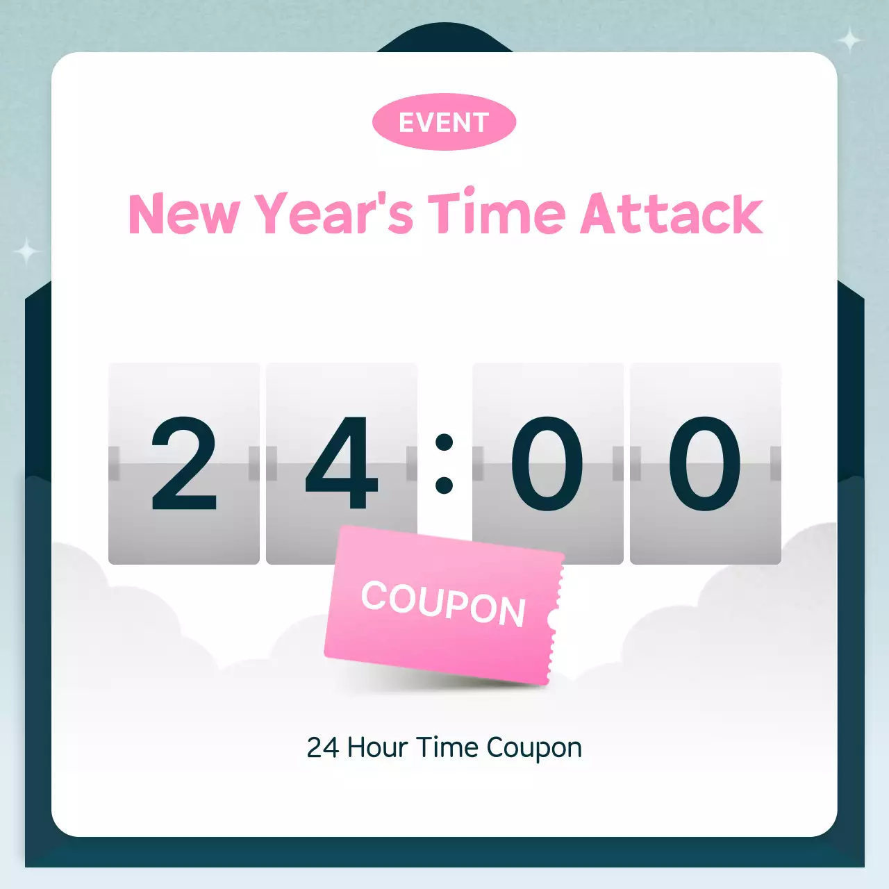 Promoção de Ano Novo da Mint Modern