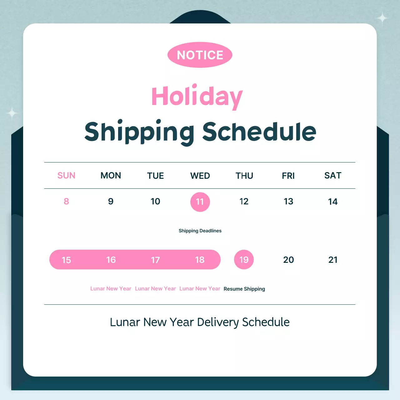 Promoção de Ano Novo da Mint Modern