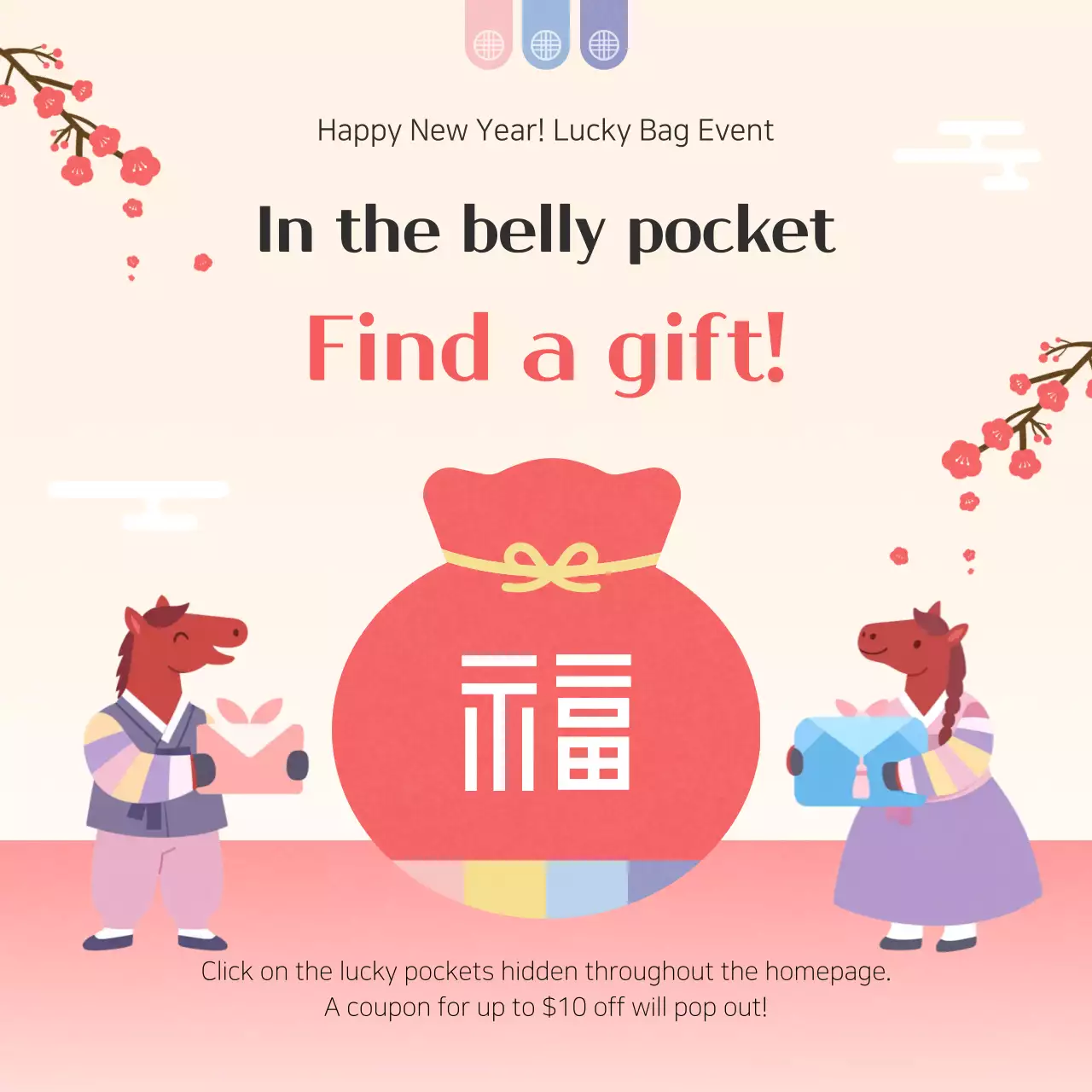 Red Traditional New Year Event