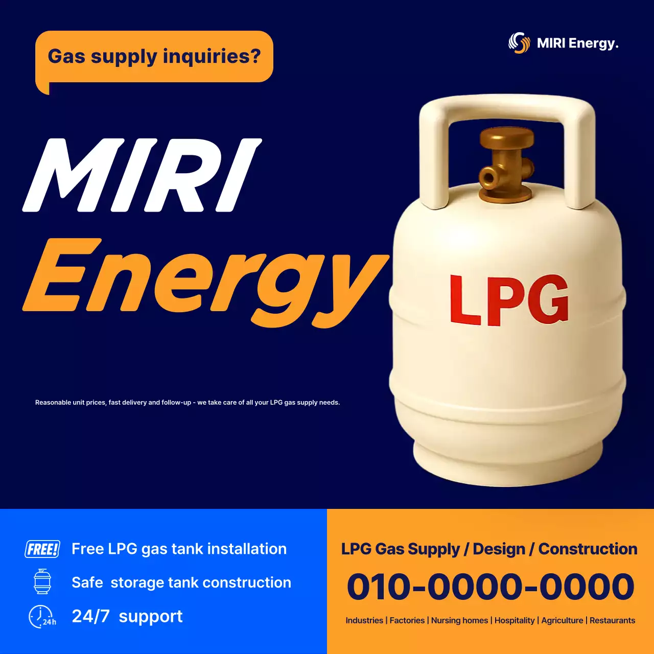 Iklan Energi Modern Biru