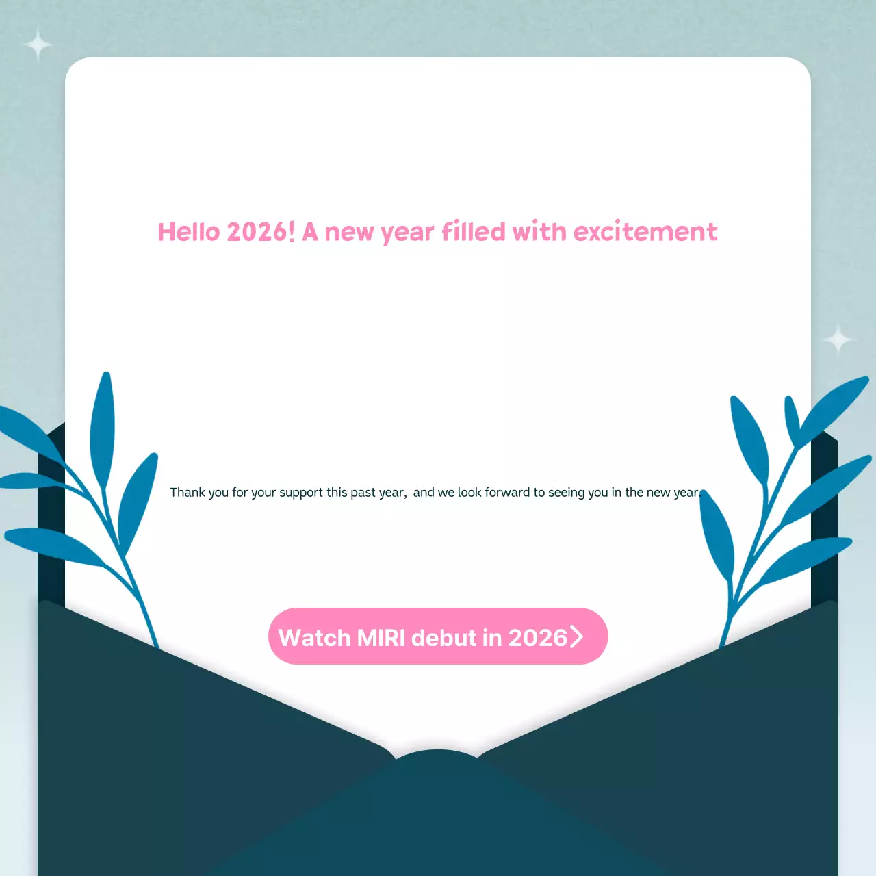 Promoção de Ano Novo da Mint Modern