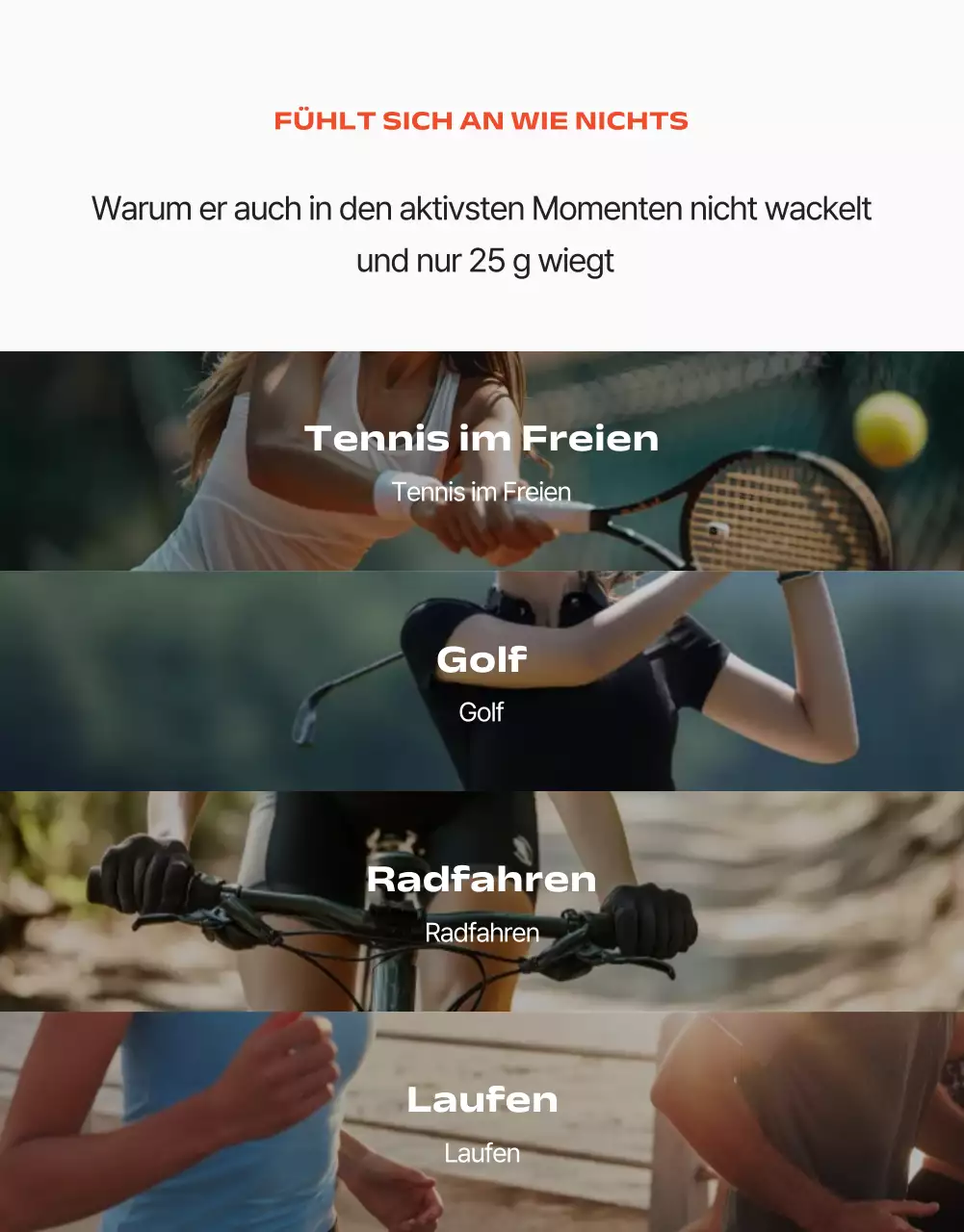 Werbung für moderne graue Brillen
