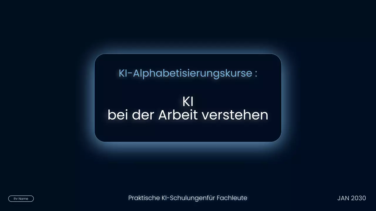 Navy Northern AI Kurs