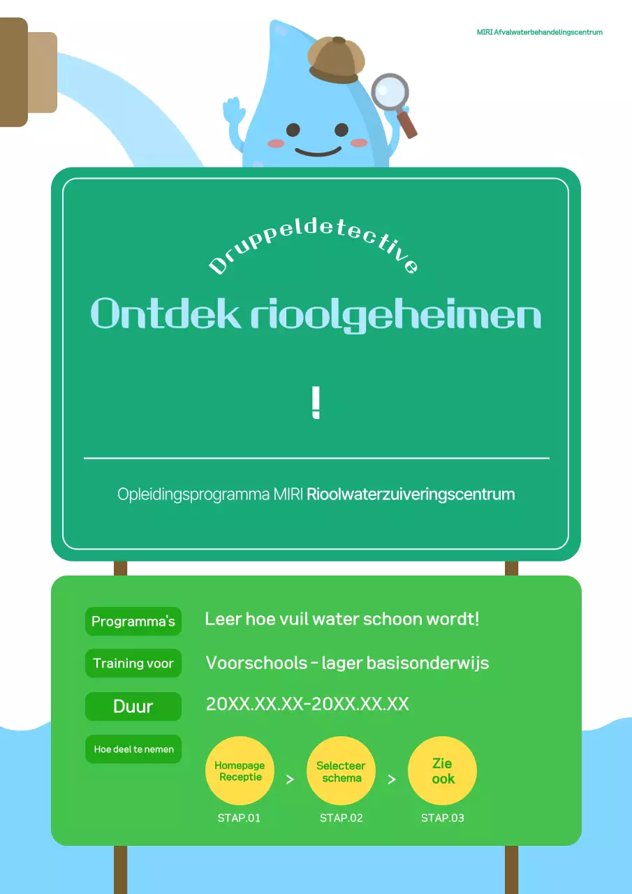 Een gids voor de schattige wit-groene rioolwaterzuiveringsinstallatie-ervaring