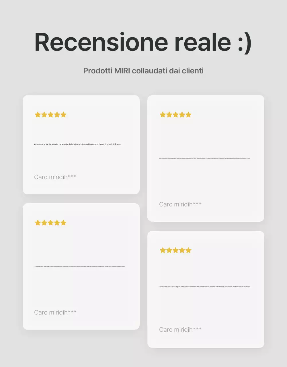 Promuovete recensioni e foto di eventi e pagine di recensioni in un centro commerciale alla moda di tendenza in grigio e azzurro.