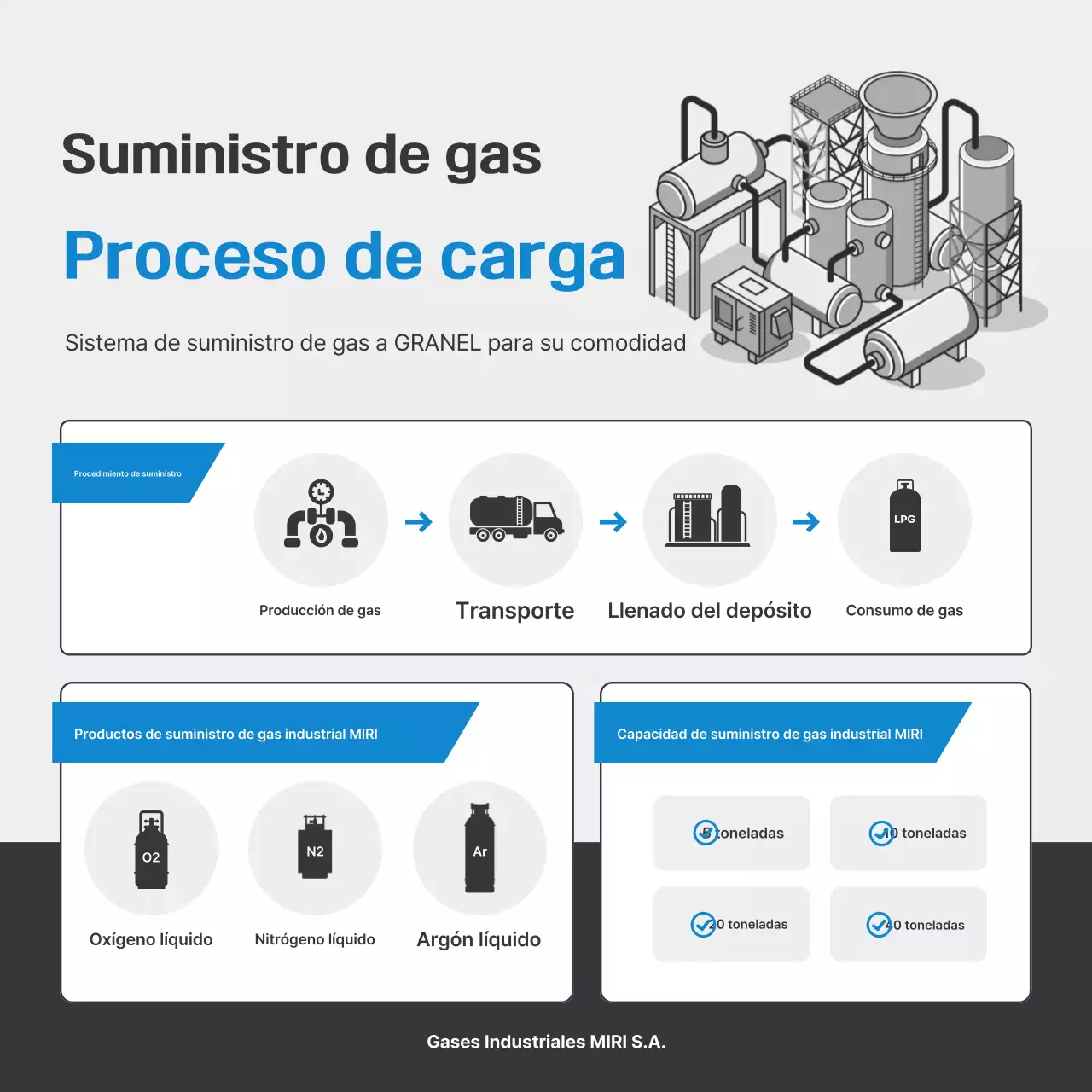 Descripción industrial moderna gris