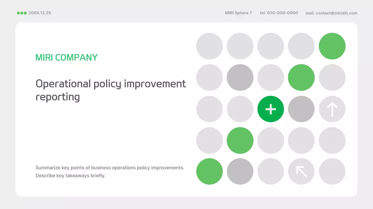 Analysis of the Green Minimal Policy Report