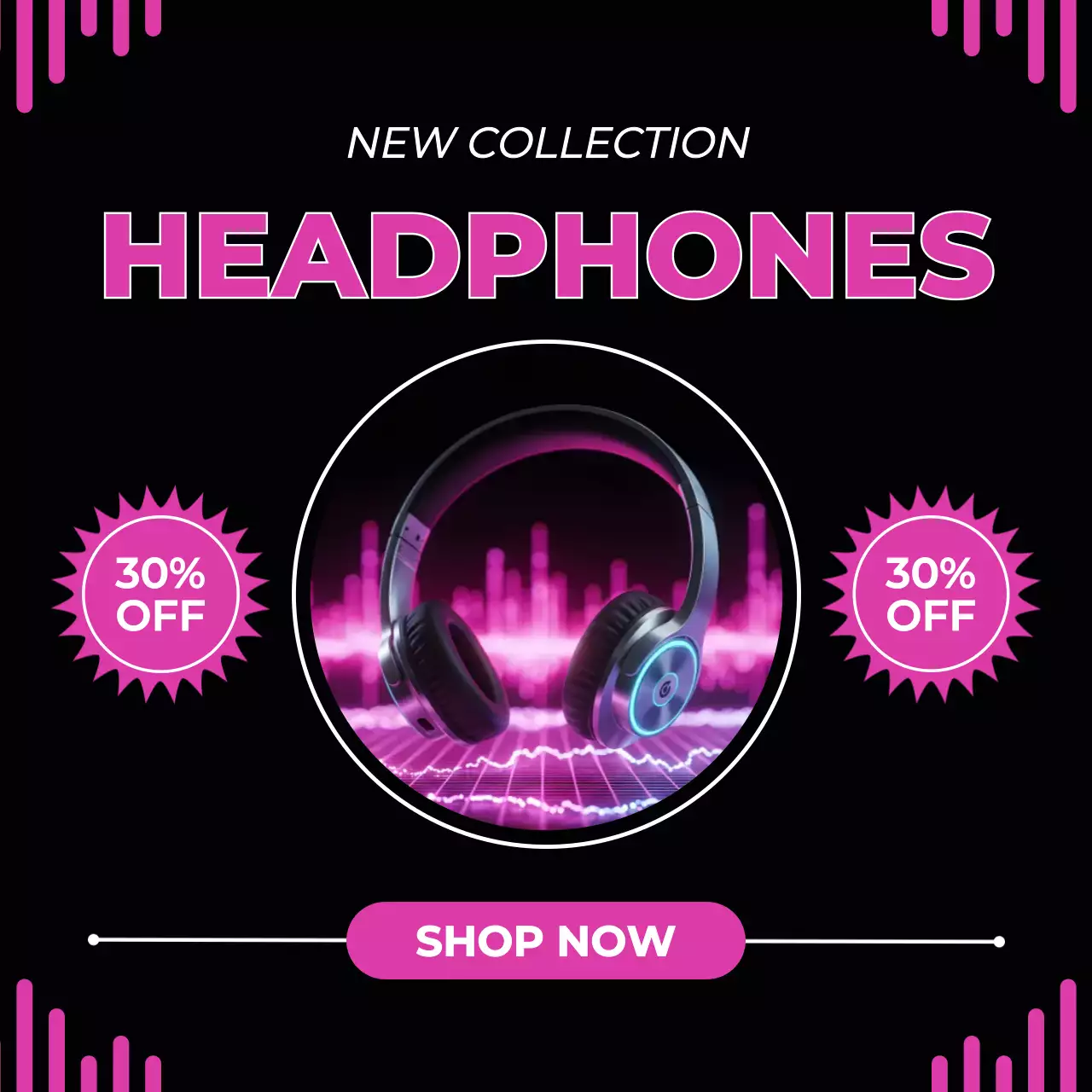 핑크 사이버 제품 홍보 할인