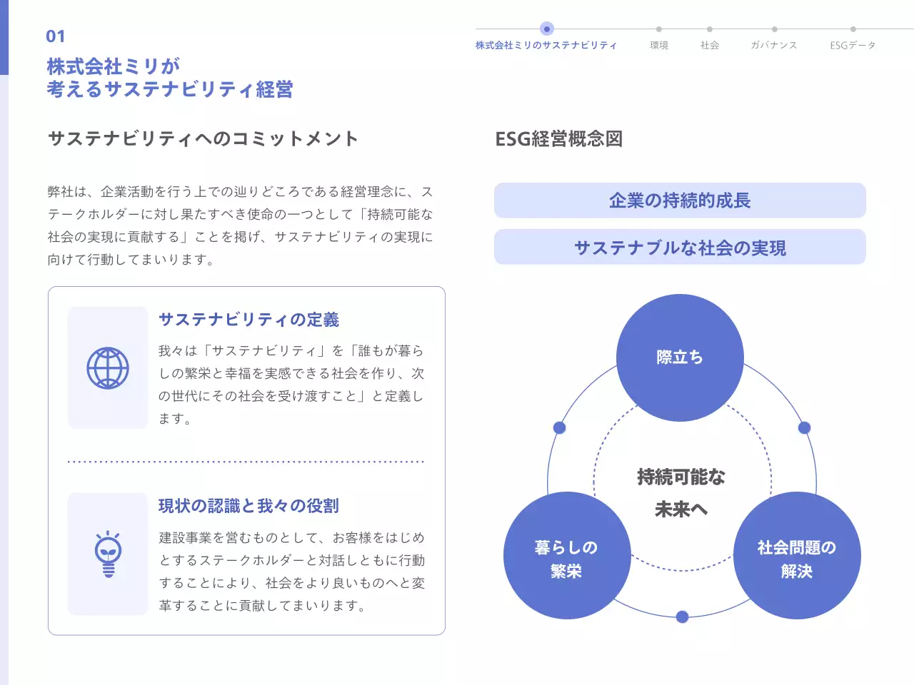 青 シンプル レポート ドキュメント