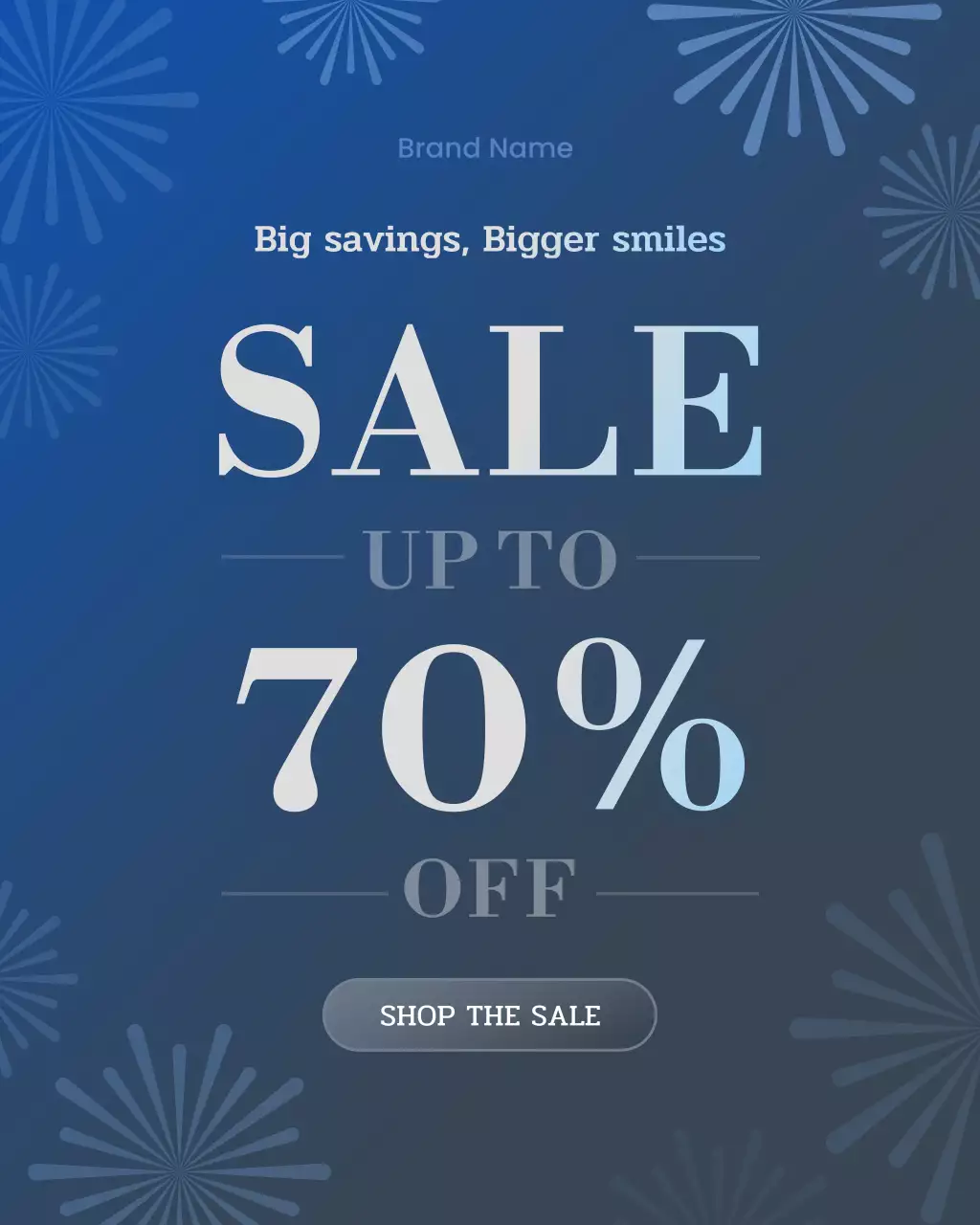 Grey Elegant Sale Promotion Instagram Portrait